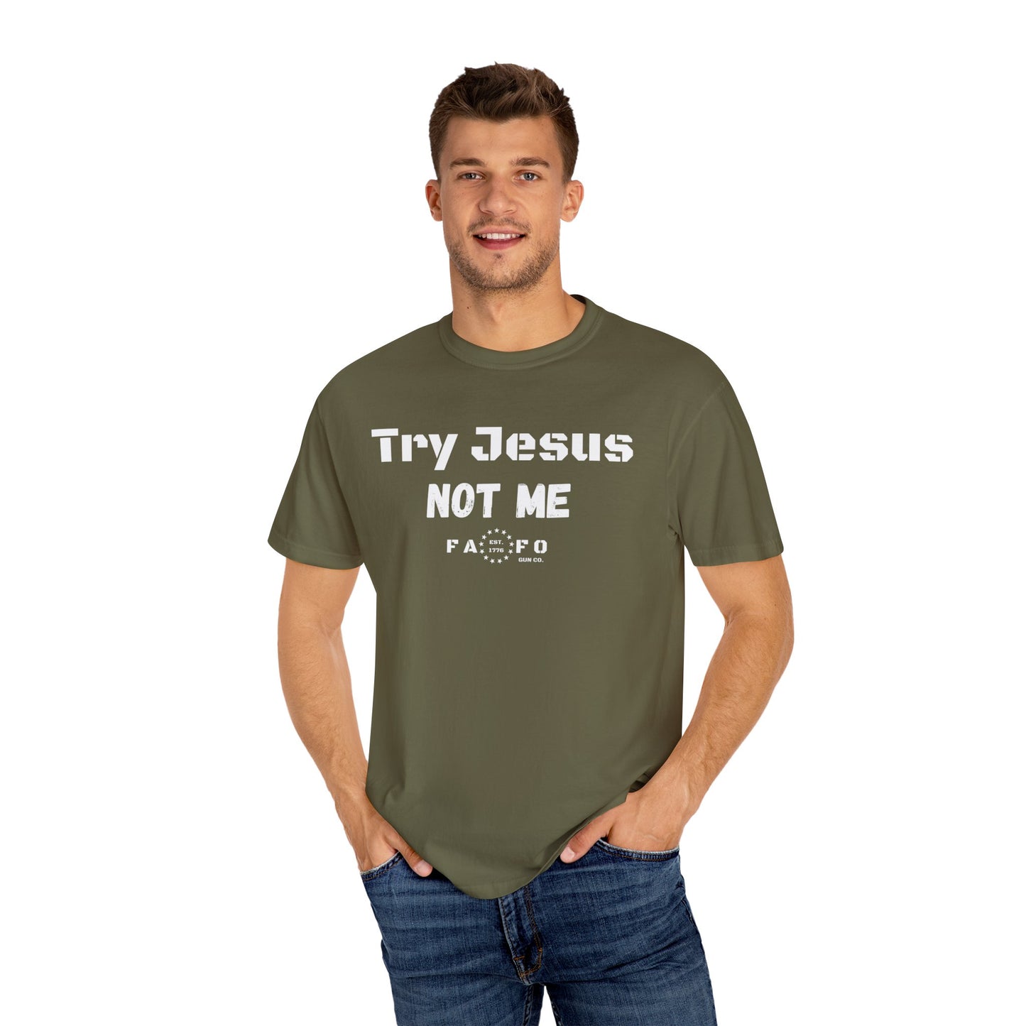 Try Jesus Not Me T-shirt