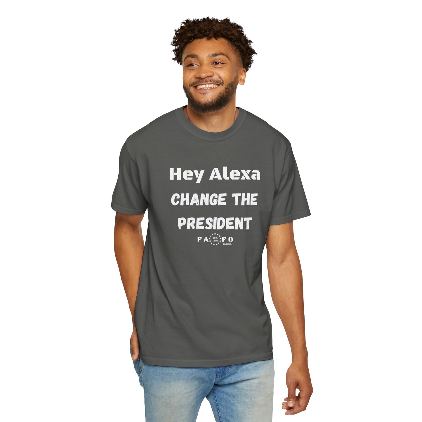 Hey Alexa Change The President T-shirt