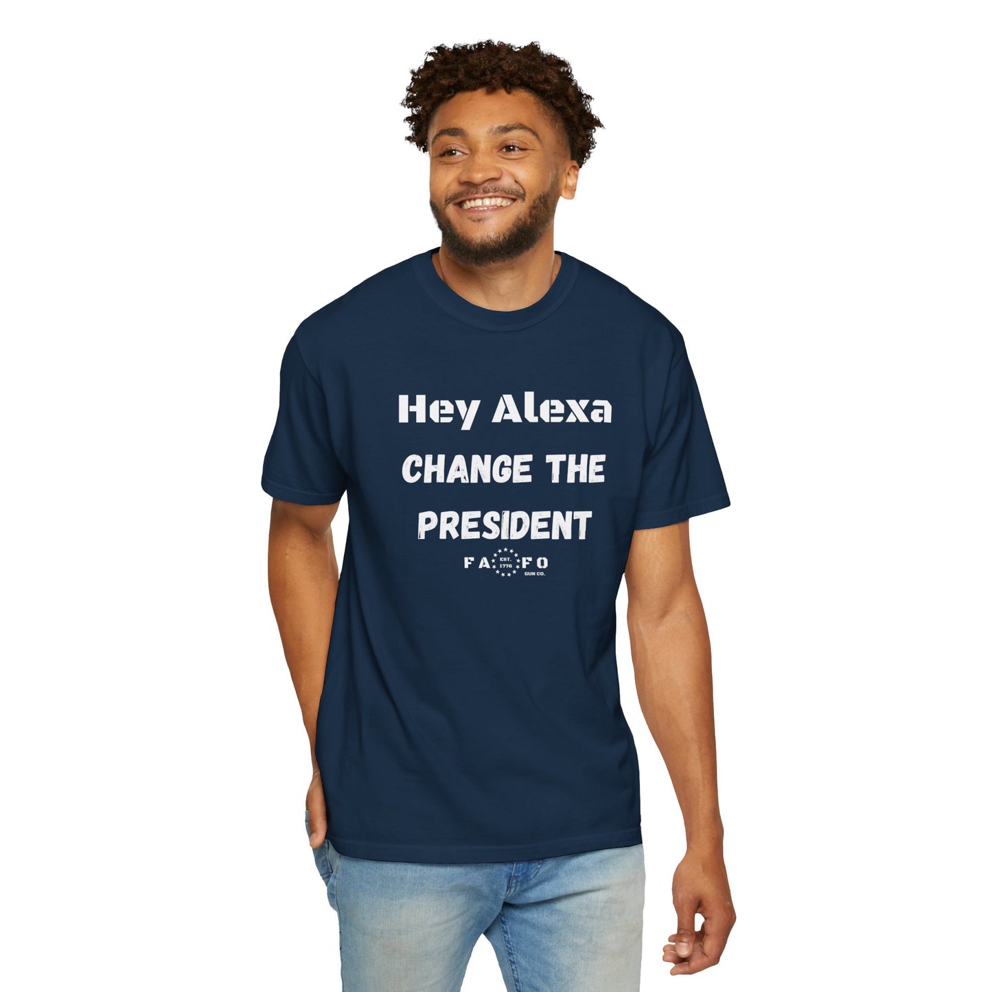 Hey Alexa Change The President T-shirt