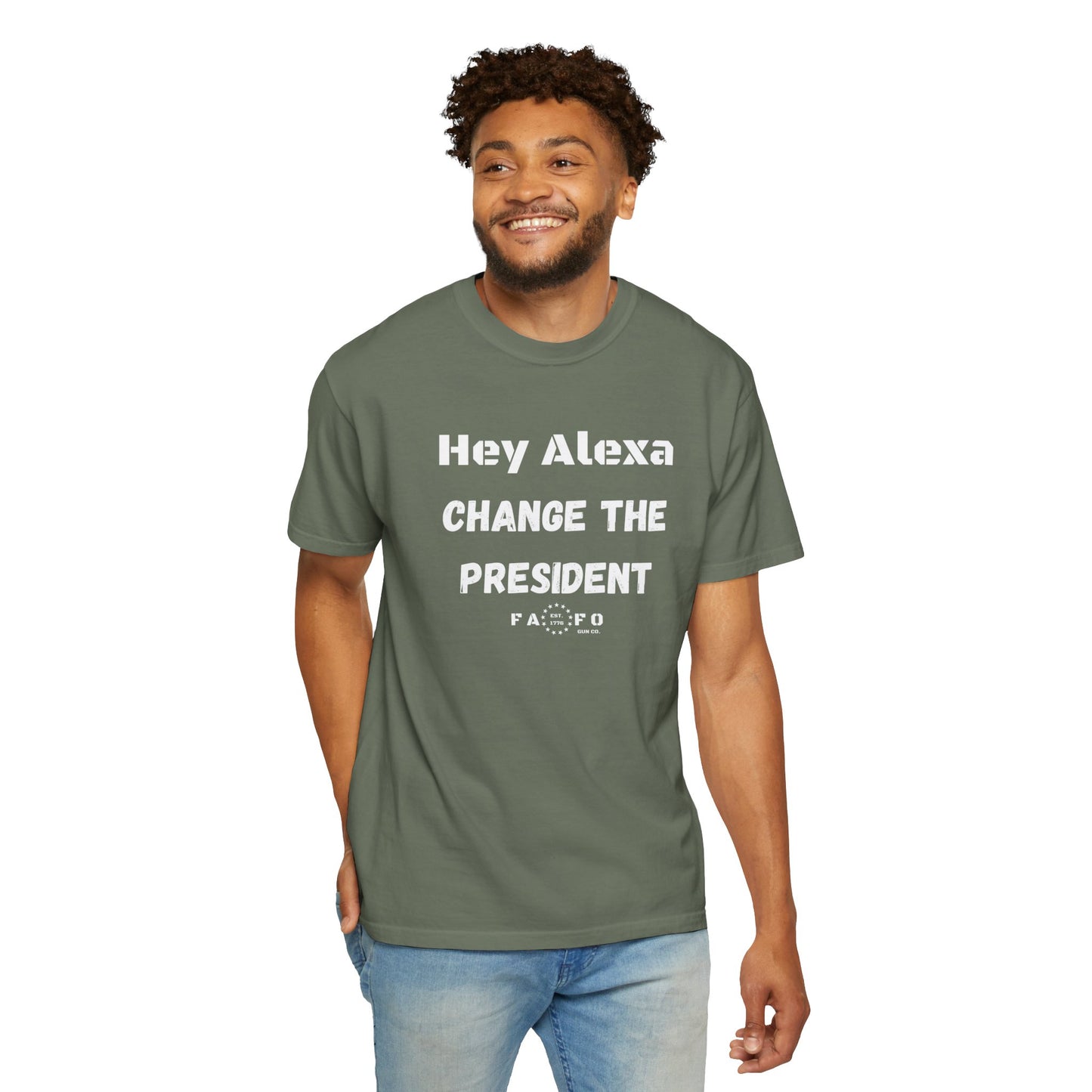 Hey Alexa Change The President T-shirt