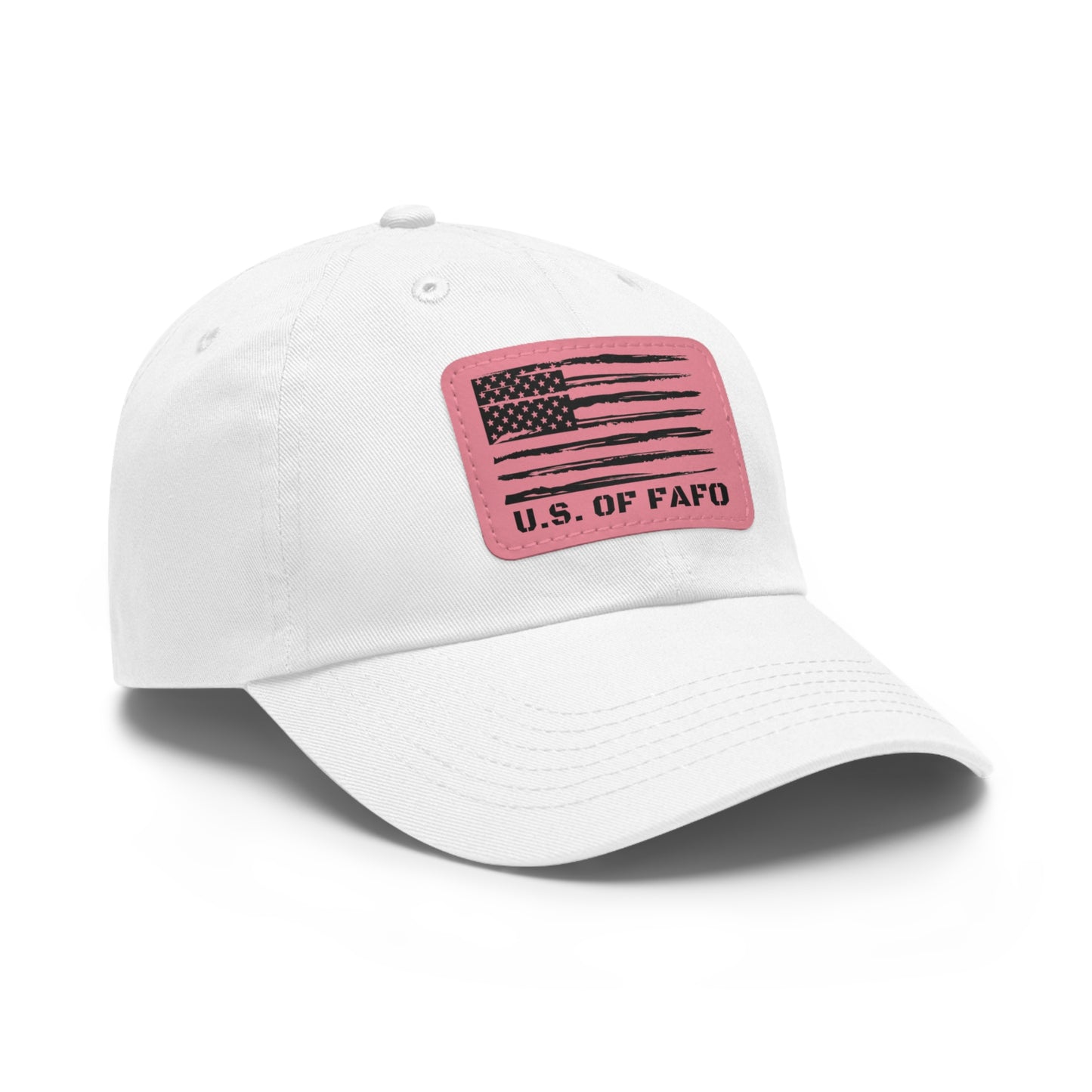 “THE UNITED STATES OF FAFO” Leather Patch Hat