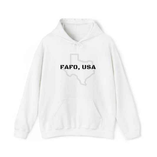 FAFO, USA (TX) Unisex Heavy Blend™ Hooded Sweatshirt