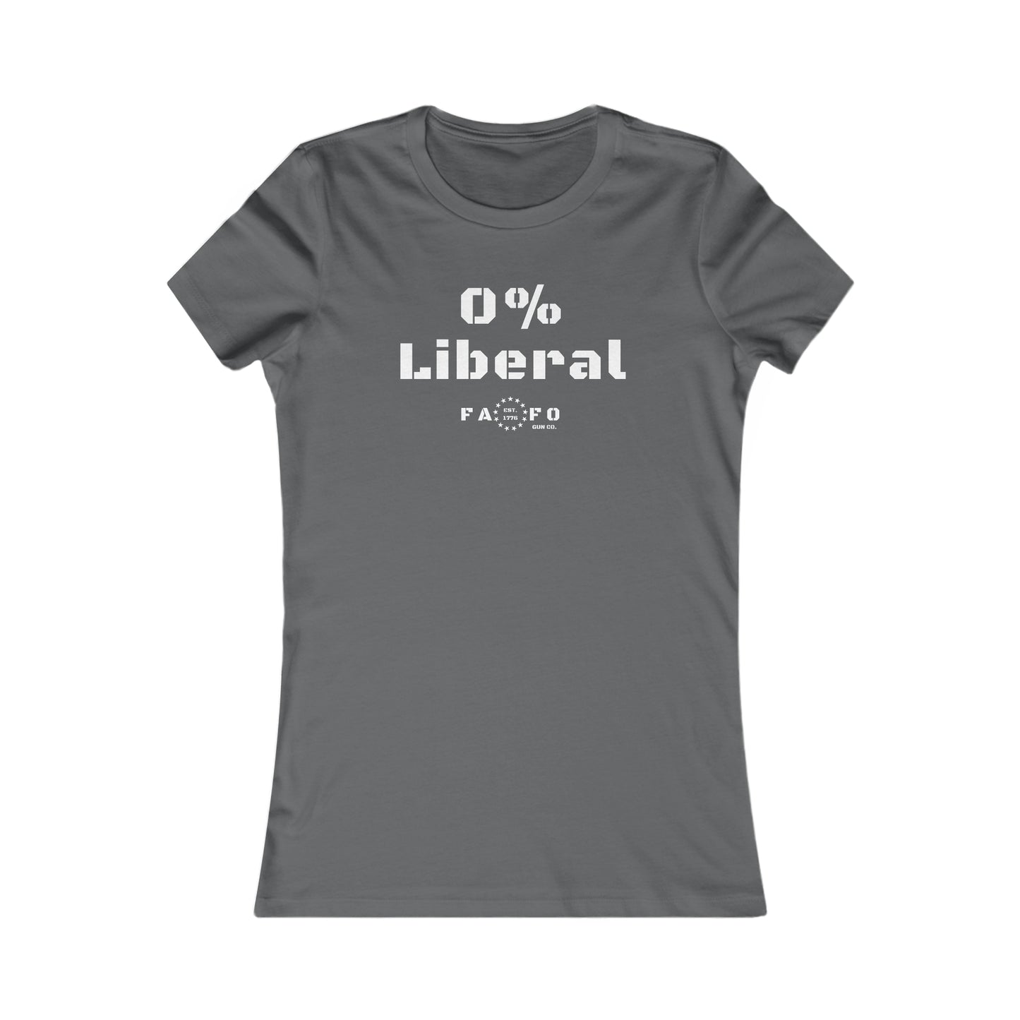 Women's "0% Liberal" Tee