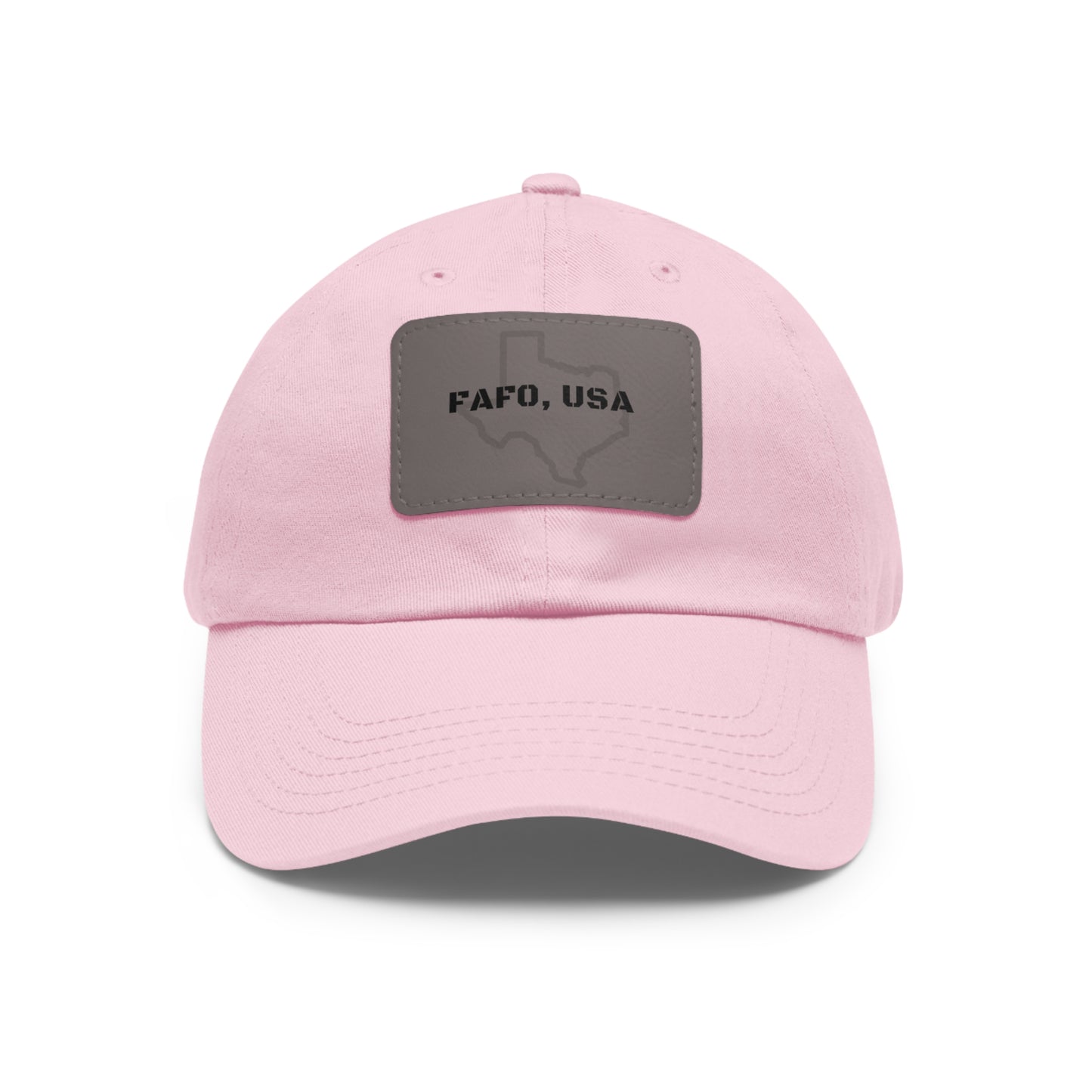 FAFO, USA (TX) Leather Patch Hat